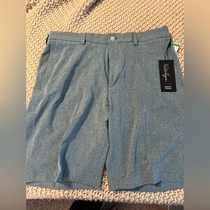 Walter Hagen Blue Flat Front Shorts